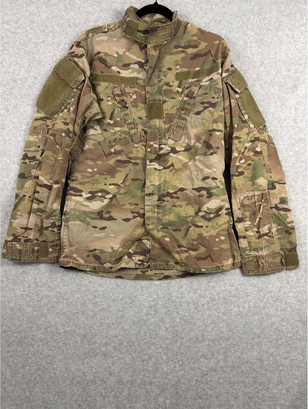 Oversized Army Camo Utility Jacket Small Long Multicam Military